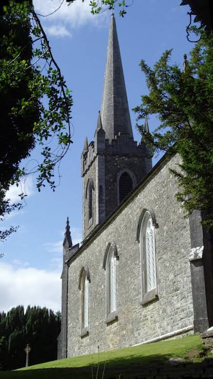 The church spire in Virginia, County Cavan