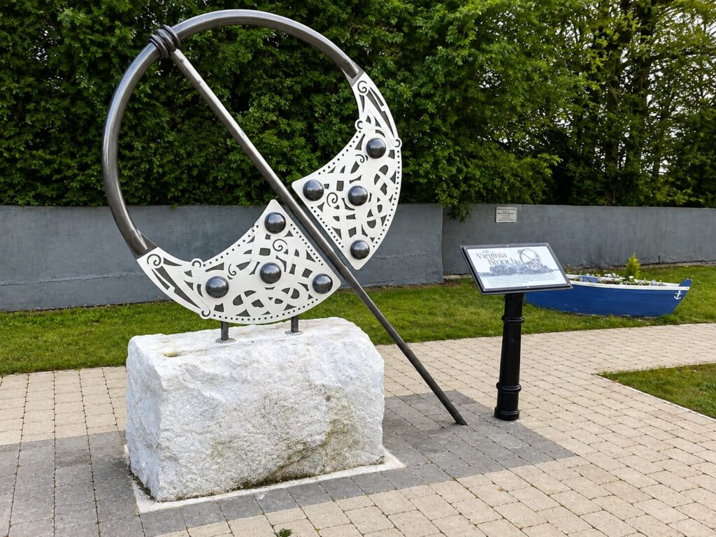 The Virginia Brooch sculpture