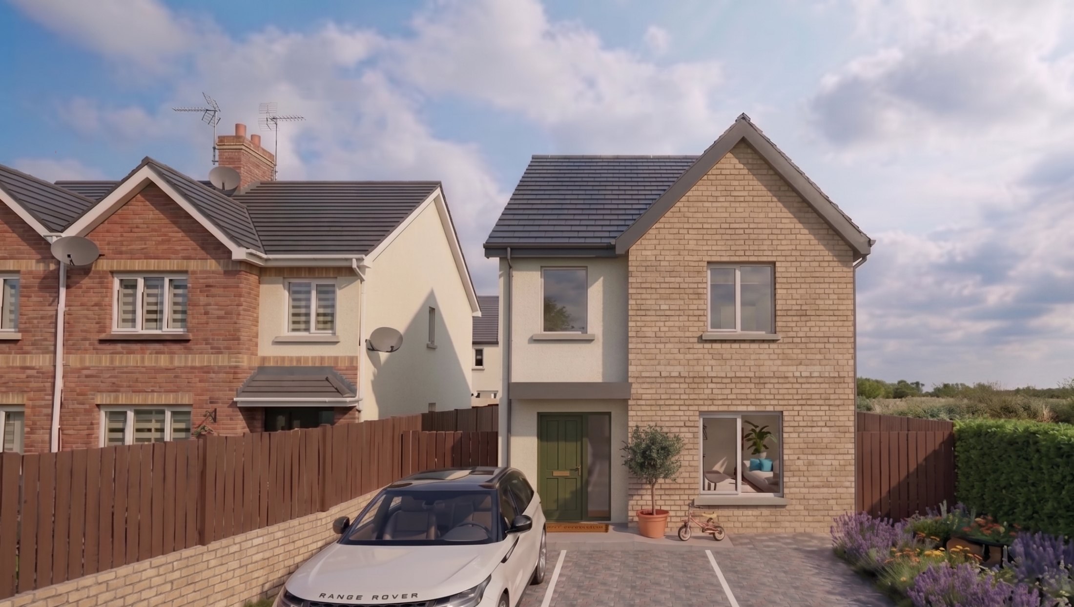 The Quilca, a three bedroom detached home at The Drumlins